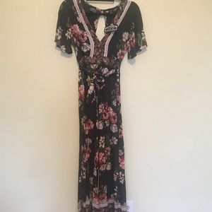 Angie Floral Jumpsuit. Never Worn.